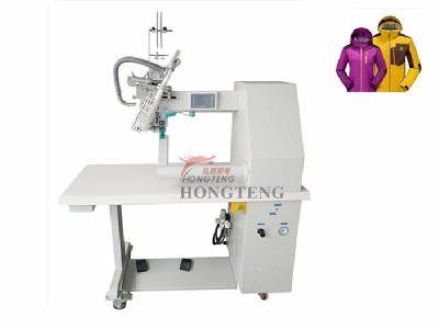 Thick arm hot air seam sealing machine