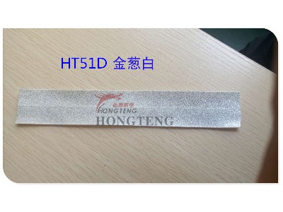 HT51D Glitter White Waterproof Zipper